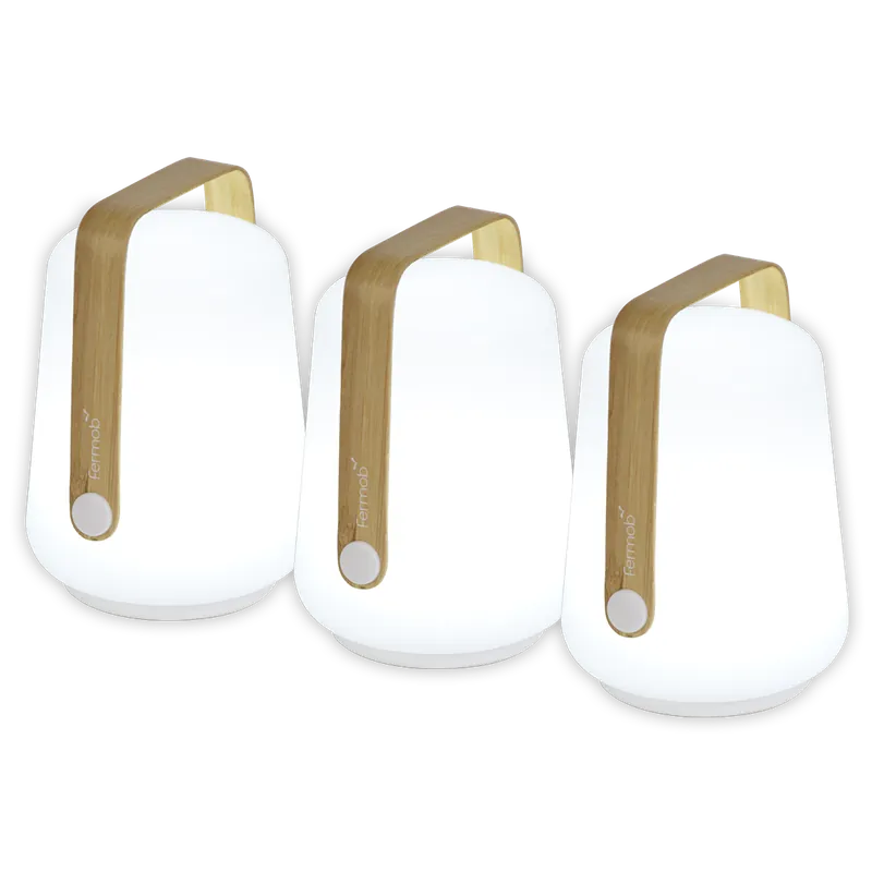 Lot de 3 lampes Bamboo Balad