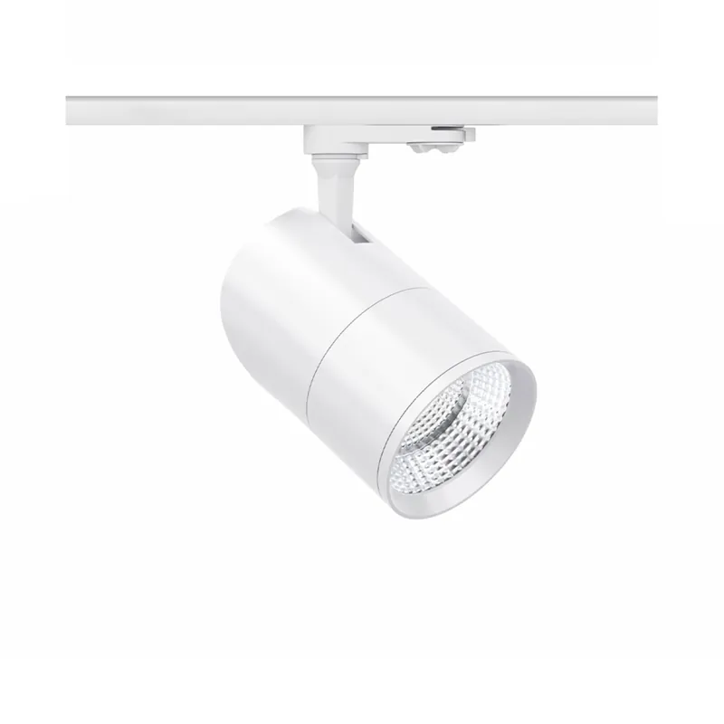 Spot sur rail blanc KONIC 30W CCT 2700\\/3200\\/4000°K 2440Lm dimmable