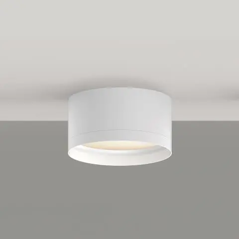 Downlight en saillie Tech 15cm18W 3000K 2200lm DALI\\/Push Blanc