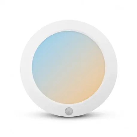 Plafonnier LED blanc Ø230MM 18W CCT 3000\\/4000\\/5500K 1800Lm + détecteur PIR
