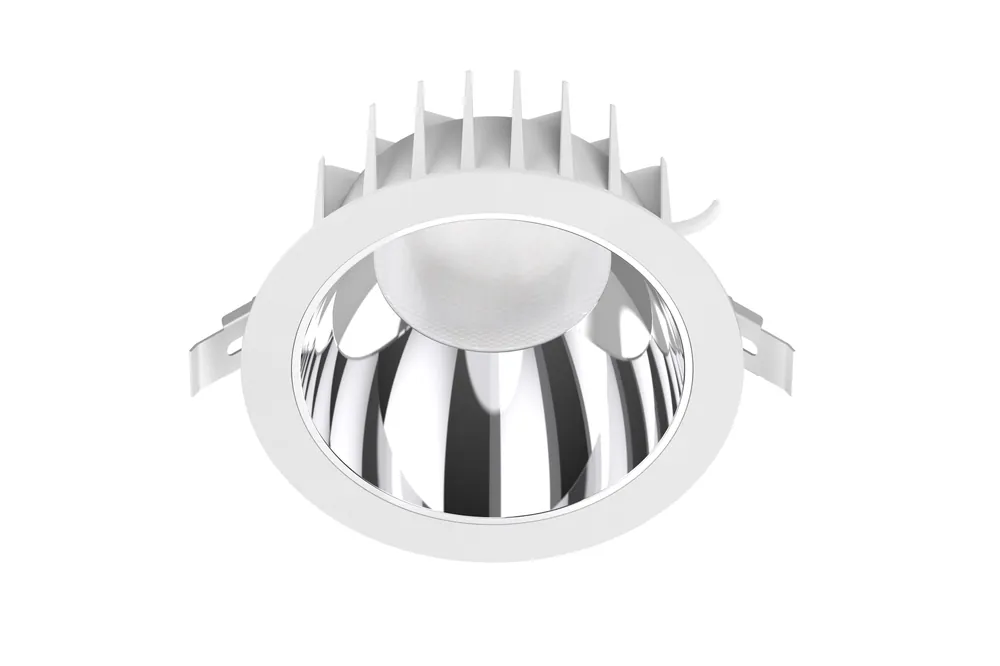 Downlight blanc LEVANT 145mm RAL9016 3000-3500-4000K 18W 60° ON\\/OFF