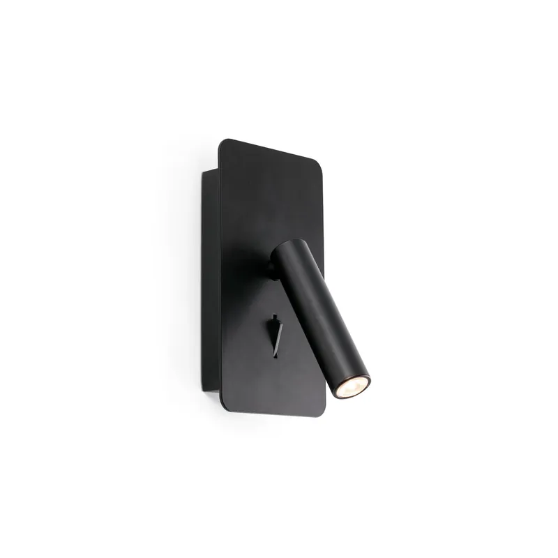 Applique liseuse saillie noire SUAU 3W 3000°K