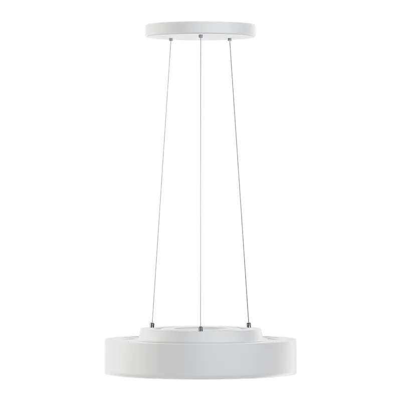 Suspension MOON 1175mm Blanc mat 4000K 120W 90° prismatique ON\\/OFF
