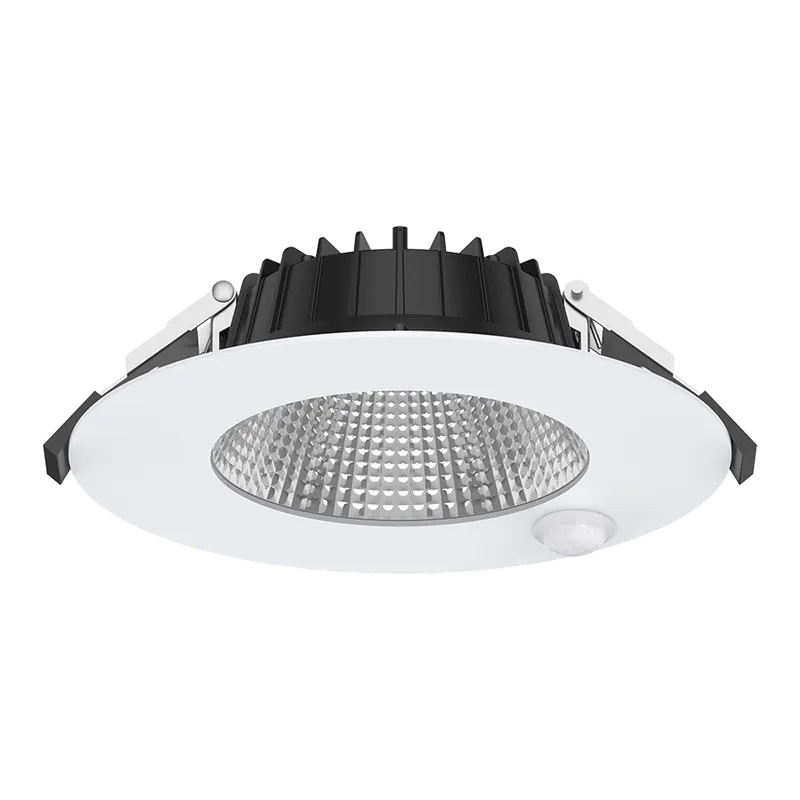 Downlight blanc SUROIT 190MM 12W 4000K 1680Lm 60° ON\\/OFF - 50.000H - Détection IR