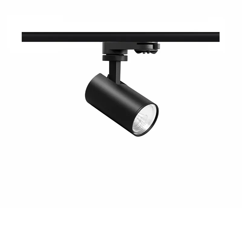 Spot PICOLO noir 9,5W 220-240V 15º\\/38º\\/60º SWITCH 2700K\\/3000K\\/4000K P.RAIL 1.300Lm