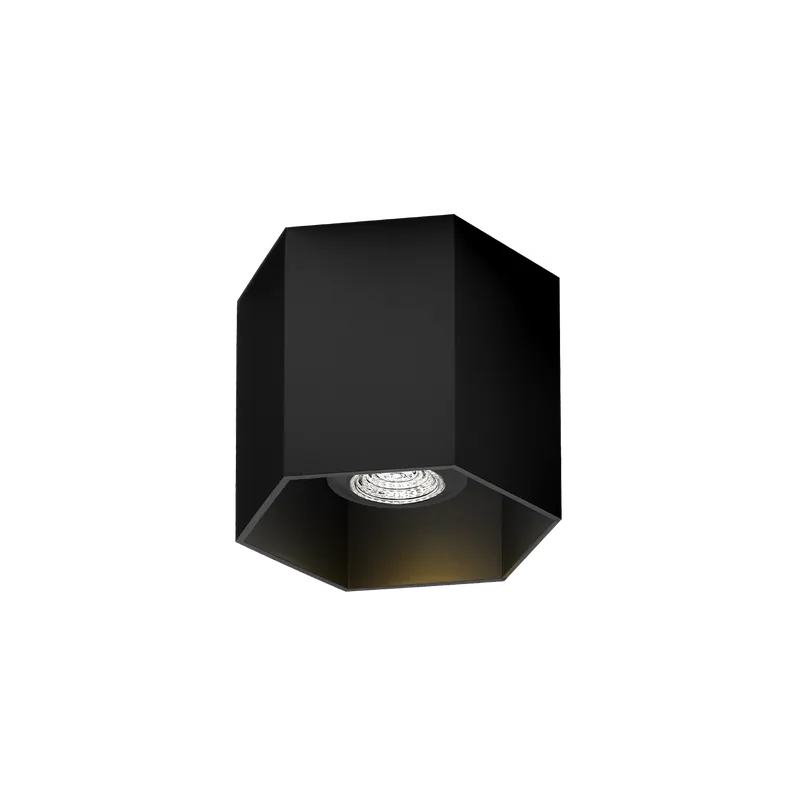 Spot en saillie noir HEXO 1.0 PAR16 (GU10 non comprise)