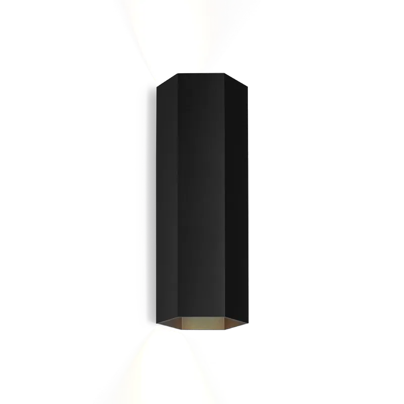 Applique noire HEXO MINI WALL SURF 2.0 PAR16