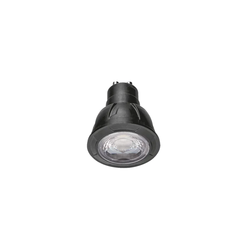 Ampoule GU10 PAR16 noire 6,5W 3000K 35° 457lm dimmable