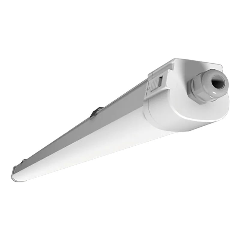 Boitier étanche COME 1550mm Gris 4000K 63W max Opale ON\\/OFF traversant