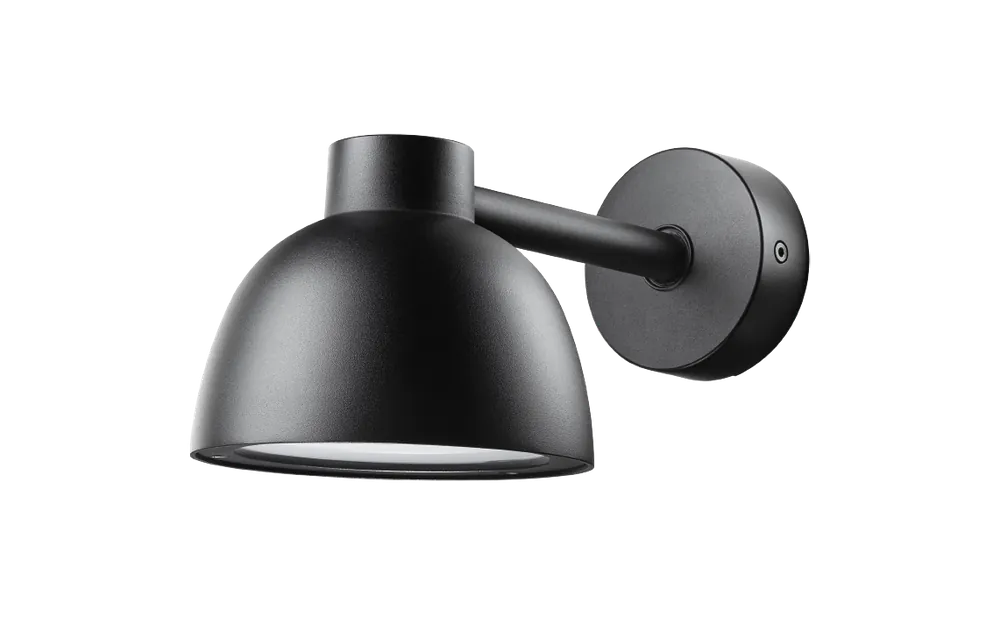 Applique extérieure noire HERNING WALL Mini 8 à 17W 3000\\/4000K 580 à 1300lmIP65 Dim