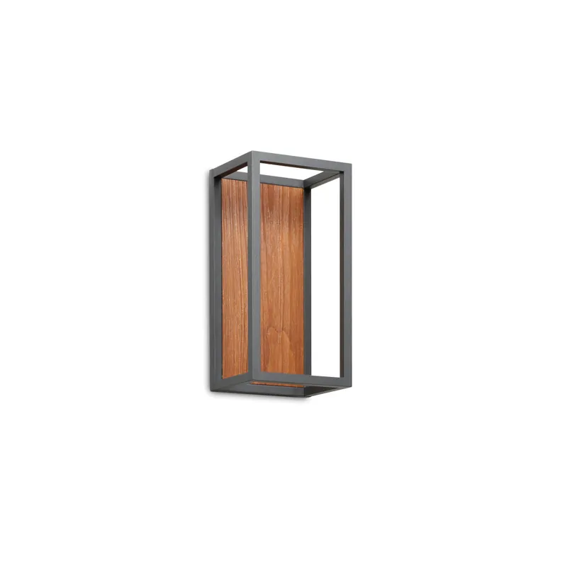 Applique exterieure alu gris anthracite SIMIL 6,5W 3000K 1020lm IP54