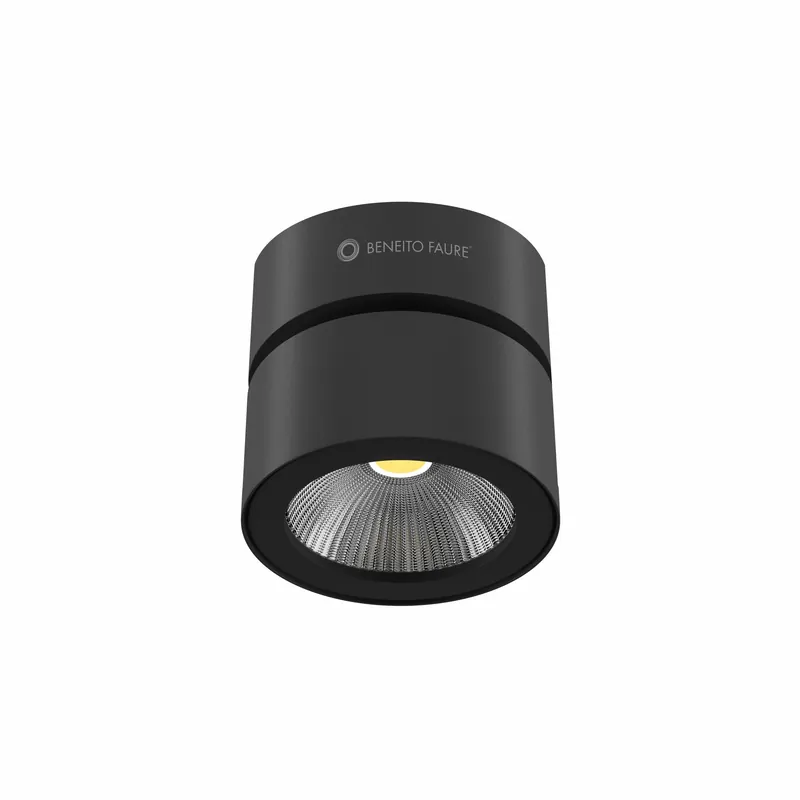 Projecteur de surface CONCORD dimmable 14W 40º SWITCH 2700K\\/3000K\\/4000K TRIAC DIMM Noir