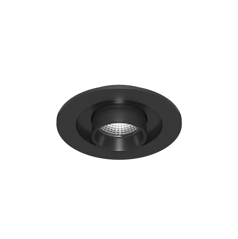 Spot encastré MINI OXO Rond 6W 42º SWITCH 2700K\\/3000K\\/4000K Noir