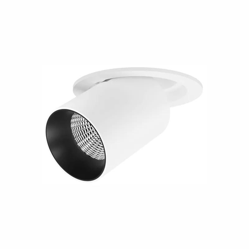 Spot encastré blanc et noir OXO 12W CCT 2700\\/3000\\/4000°K 1260Lm