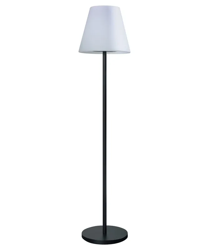 Luminaire LED sur pied avec panneau et H.P Bluetooth solaire COMBIX 1,65W RGBW 45lm IP44