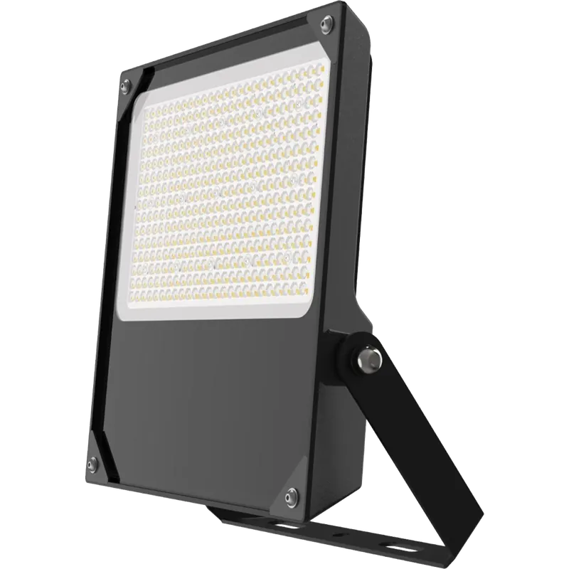 Projecteur extérieur APOLED 462mm Noir RAL9017 3000K 300W Asymétrique DALI