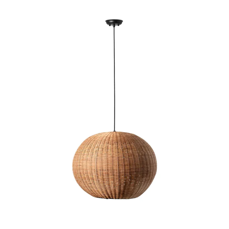 Suspension HAKA rotin naturel E27 ø530*400