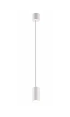 Suspension patère LUCAS 75mm Blanc RAL9003 4000K 14W 40° ON\\/OFF