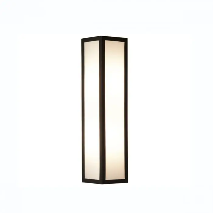 Applique exterieure noire SALERNO E14 2X40W max IP44