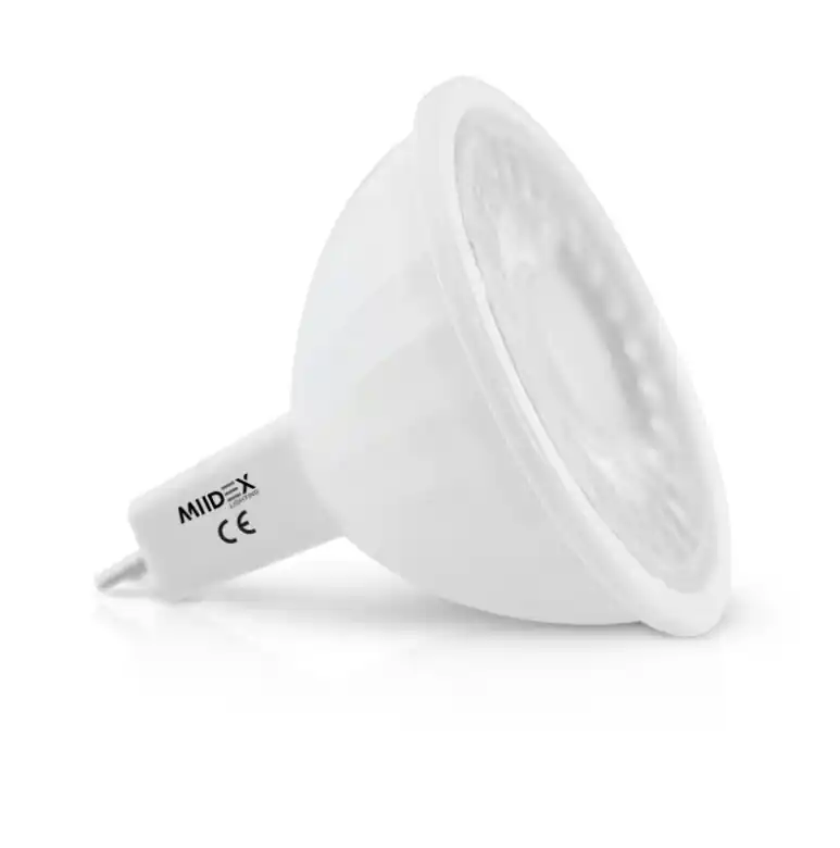 Ampoule LED 5W GU5.3 BLEU 75° DIM BOITE