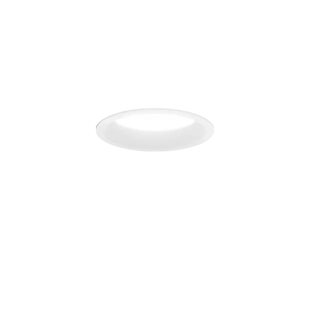Downlight Nitor RV DPR 990-1850 lm 9-18 W 350-700 mA 26 V 940 D154 mm IP44 white\\/white