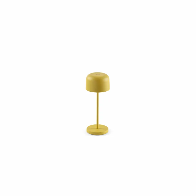 Lampe de table jaune rechargeable MAVIS 200 2W 2700K 150lm IP54 S 200 jaune 2W 2700K 150lm IP544