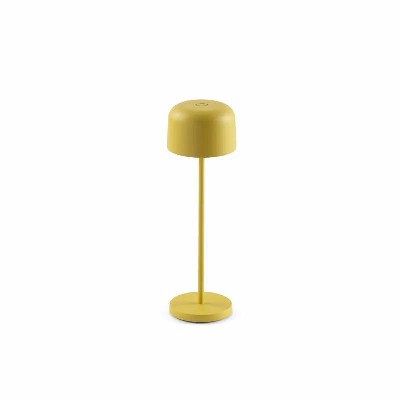 Lampe de table rechargeable jaune MAVIS 360 3W 2700K 225lm IP54