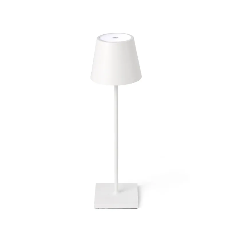 Lampe de table rechargeable blanche TOC 380 2W 3000K 180lm IP54180lm