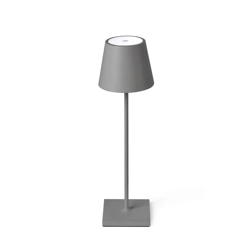 Lmape de table rechargeable grise TOC380 2W 3000K 180lm IP54