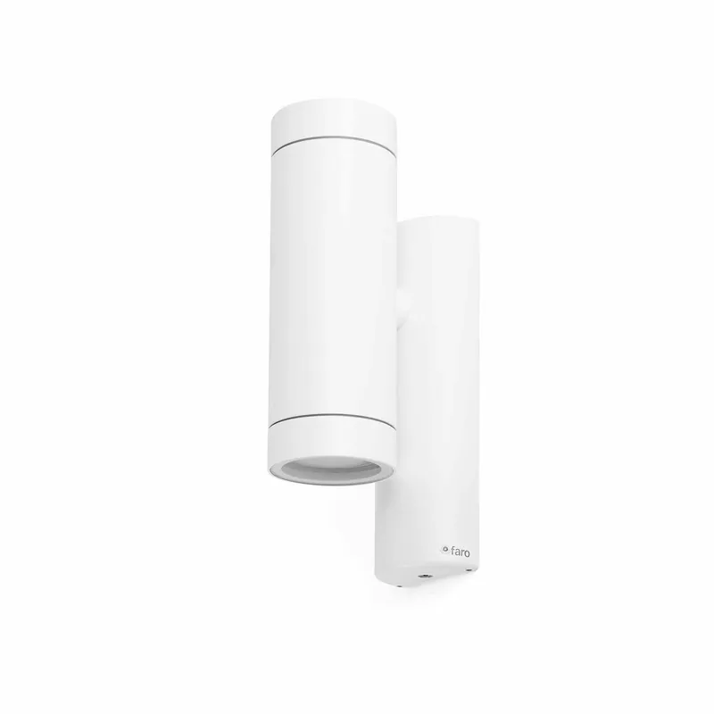 Applique exterieure blanche STEPS 2L 2 GU10 Max 8W IP44