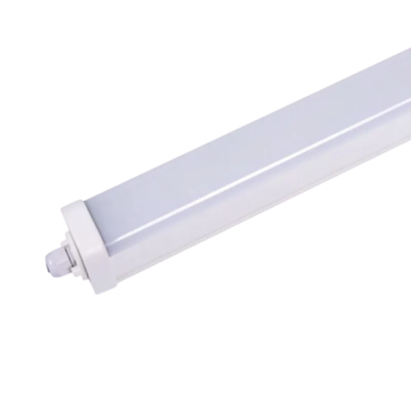 Etanche Led YALU 1500mm Traversant 56W 8130lm 4000K IP65 IK10 120° Driver On-Off