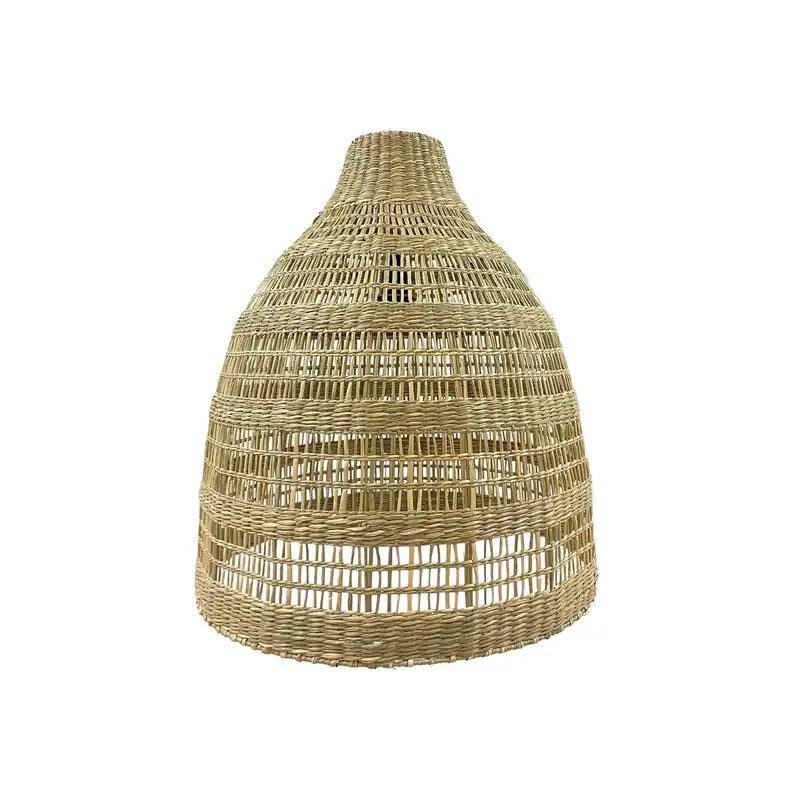 ABAT-JOUR en herbe marine tréssée FREYA LONG INDOOR beige LONG