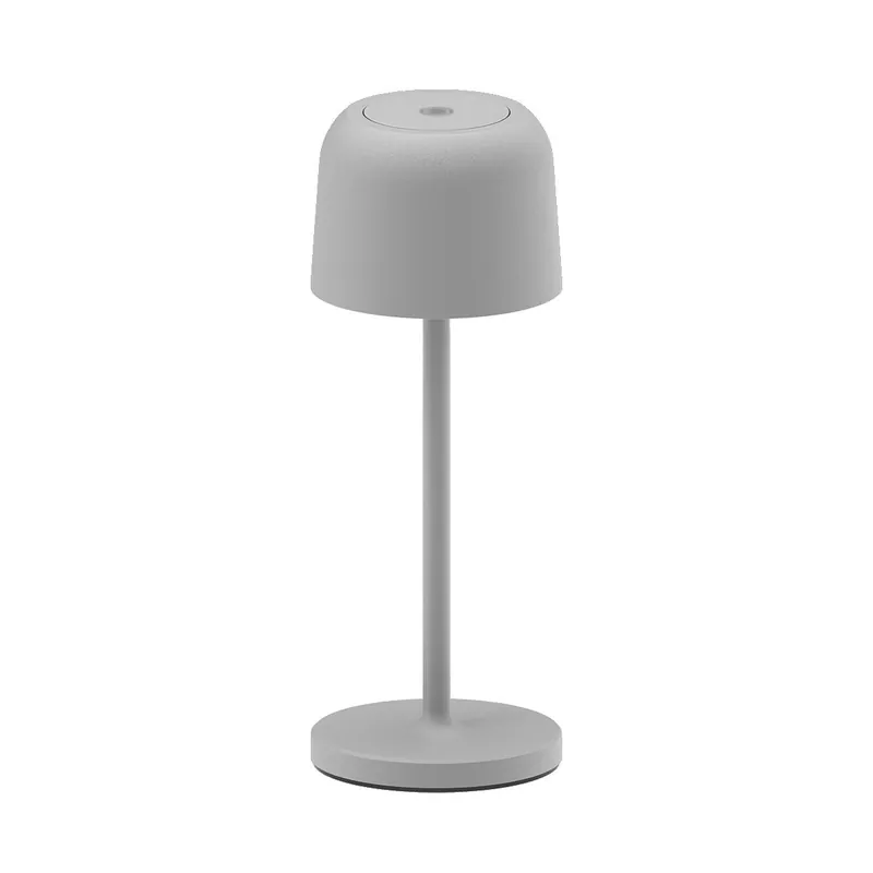 Lampe de table sans fil LED blanc chaud dimmable SOPHIA H20cm, Gris