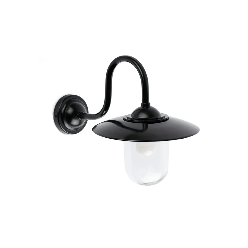 Applique intérieure noire HUDSON 15W E27