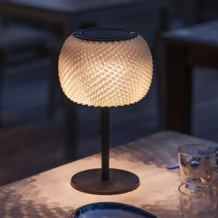 Lampe de table solaire safran LOLIE 2700K 200lm
