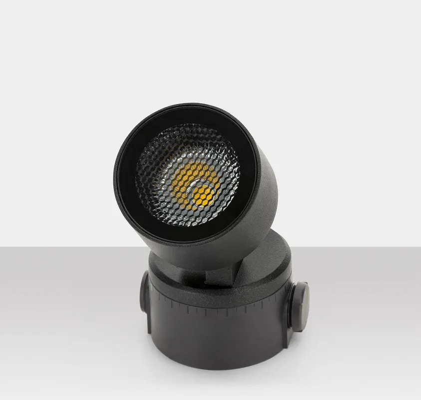 Spot NOA 50 Wall LED 3000K 9W Anthracite Grille Nid d'Abeille Honey