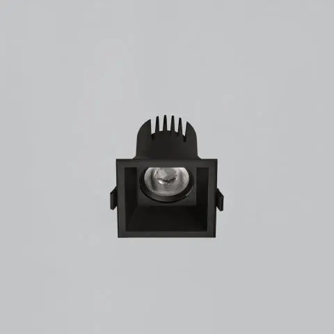 Spot encastré Move Carré x1 6cm LED 3000K Noir