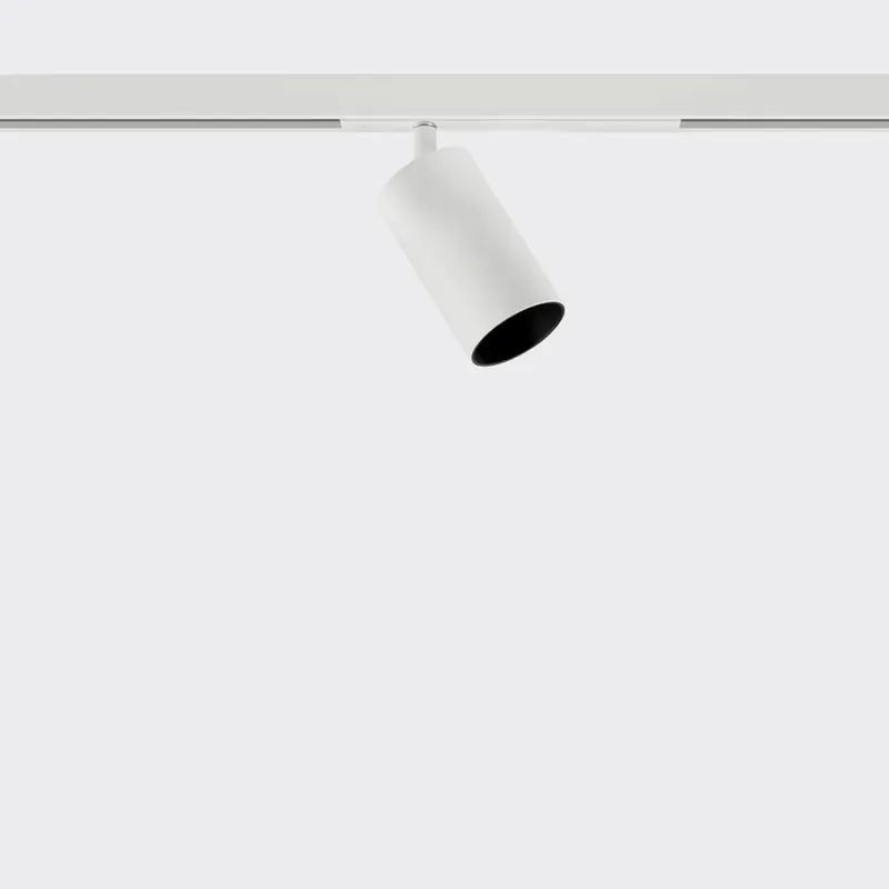 Spot sur rail 48V Microperfetto 26W 3000K 45° Dimmable PWM - Noir