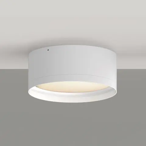 Plafonnier blanc TECH Ø200MM 25W 3000°K 3000Lm IP44