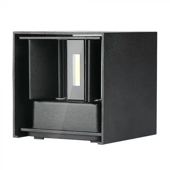 VT-759-12 11W LAMPE MURALE BRIDGELUX CHIP 3000K NOIR CARRE