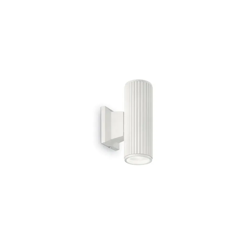 Applique exterieure blanche BASE GU10 max 2 X 28W 4000K 430lm IP44