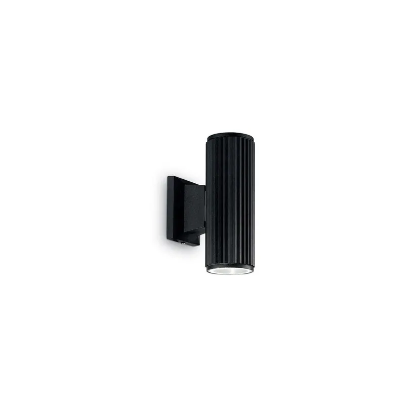Applique exterieure noire BASE GU10 max 2 X 28W 4000K 430lm IP44