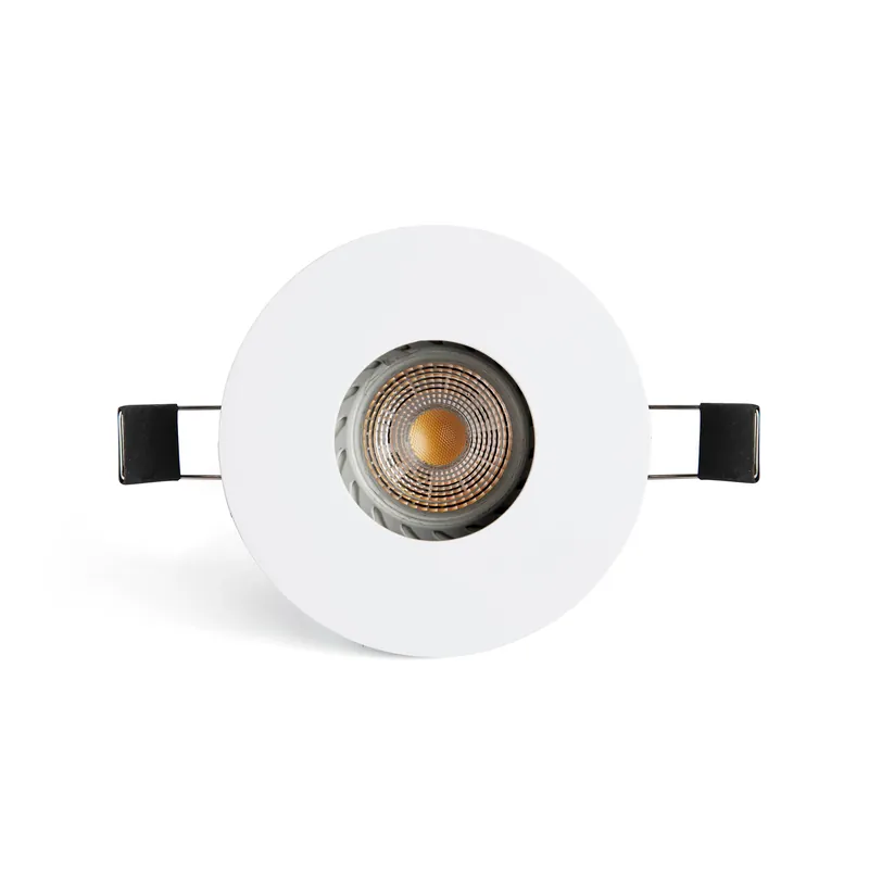 Spot NIVA Pinhole fixe blanc 1 X GU10 IP20