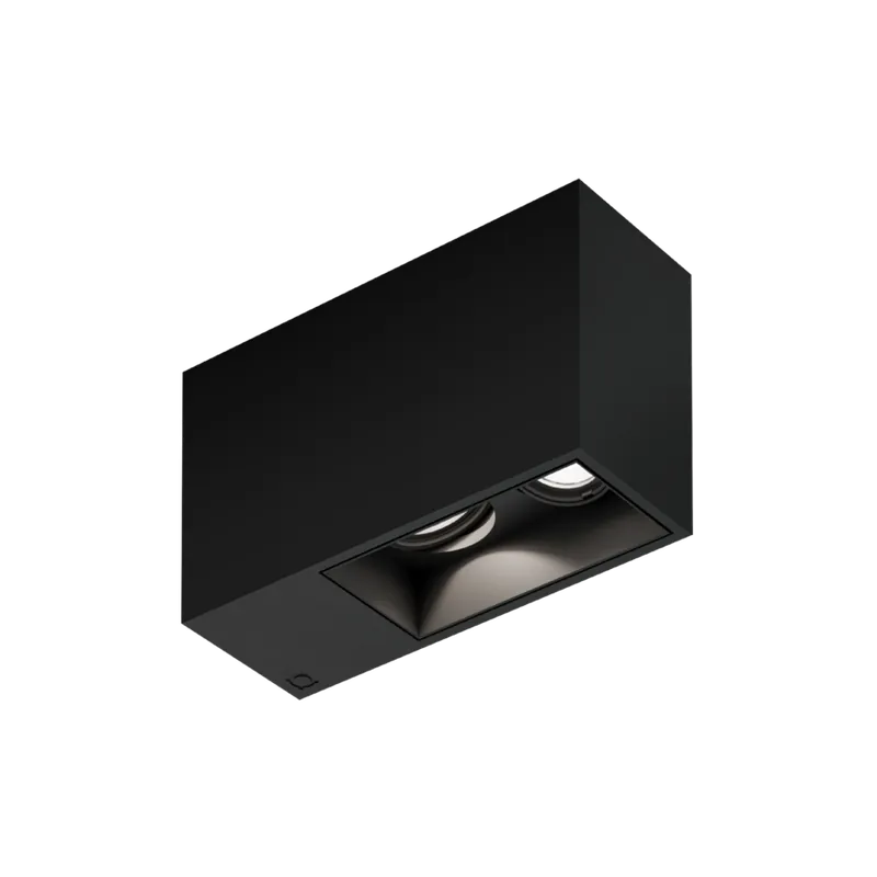 Spots en saillie PLANO 2.0 LED 21,5W 1540lm 2700K Noir Mat