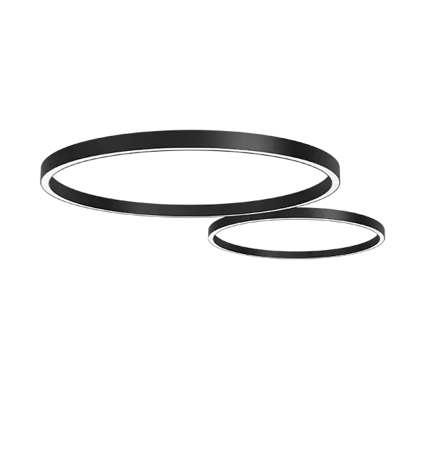 Suspension Wave Round C\\/S SOP 32300 lm 360 W 930 D4900 mm FO IP20 driftwood
