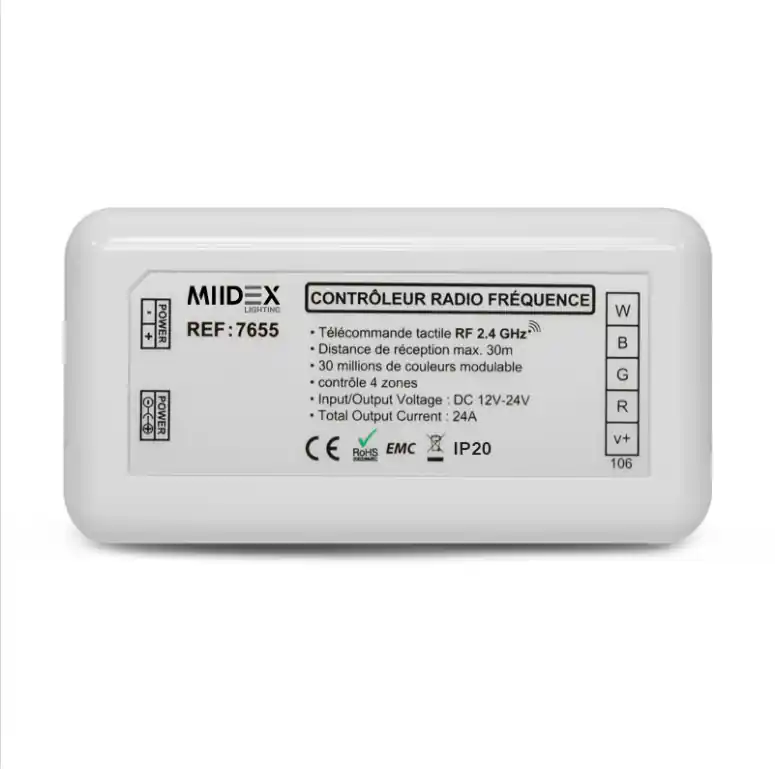 CONTROLEUR RGBW POUR BANDEAUX LED 12V\\/24V