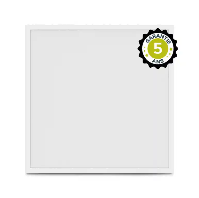 Dalle LED Blanc PMMA 595x595 28W 4000K Prismatique - Garantie 5 ans