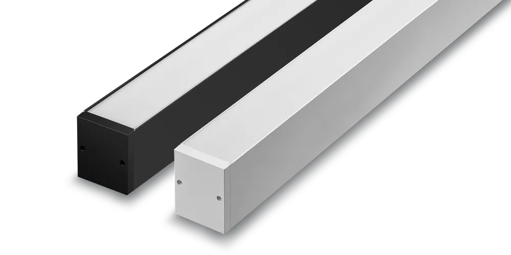 Linéaire blanc 1200mm EVOLINK2 18\\/27\\/36W CCT 3000\\/4000°K 4320Lm max, Connecteurs & kit susp inclus