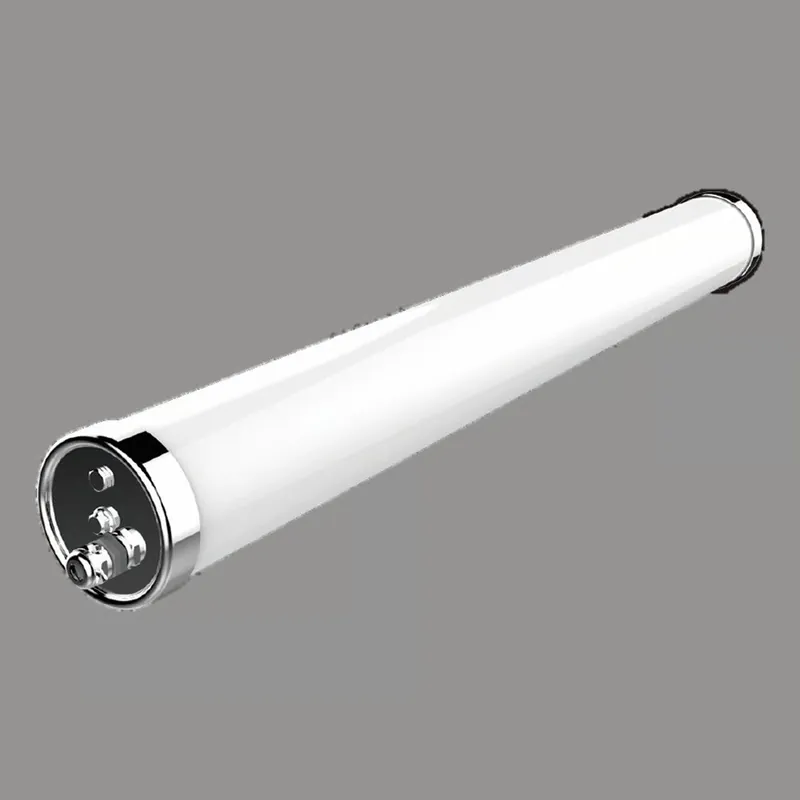 Tubulaire inox TUBI 600MM 20W 4000K 3000Lm max Vasque opale ON\\/OFF IP65