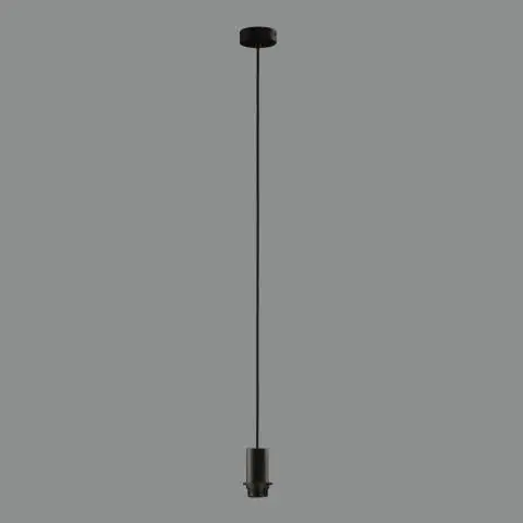 Kit Suspension 2,5m Noir, LED E27 15W, CL.I